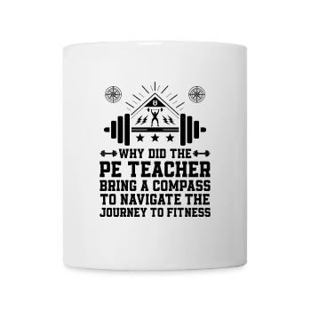 Physical Education Teacher PE Teachers School Spor - Mug - white - Front