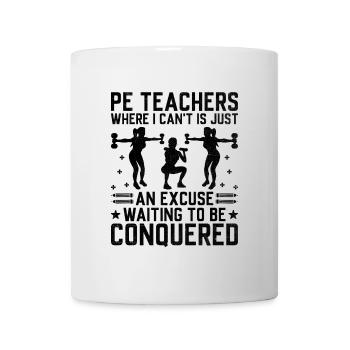 Physical Education Teacher PE Teachers School Spor - Mug - white - Front