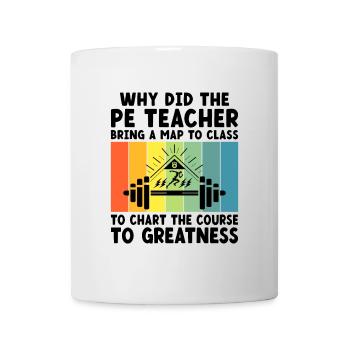 Sportlehrer Sportlehrer Schullehrer - Tasse - Weiß - Vorne