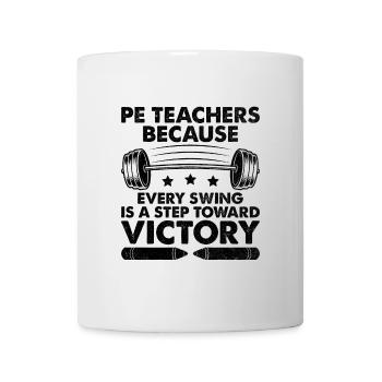 Physical Education Teacher PE Teachers School Spor - Mug - white - Front