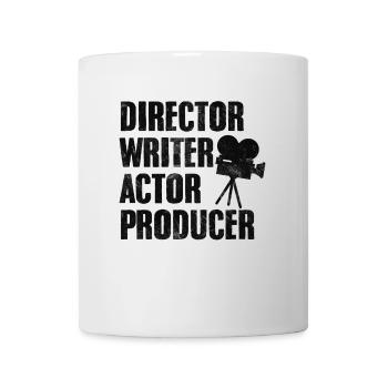 Regisseur Drehbuch Schauspieler Produzent Kamera - Tasse - Weiß - Vorne
