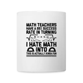 Professeur de mathématiques Professeur d’école Professeur de mathématiques drôle S - Mug blanc - blanc - Devant