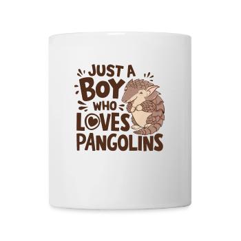 Just A Boy Who Loves Pangolins Wildlife Funny - Mug - white - Front