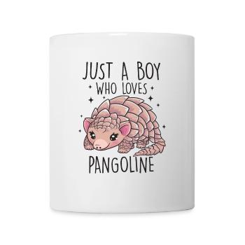 Juste un garçon qui aime l’amant des pangolins drôle - Mug blanc - blanc - Devant