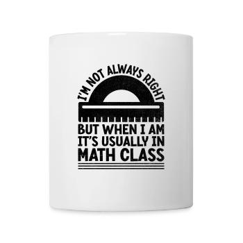 Mathelehrer Schullehrer Lustige Mathelehrer S - Tasse - Weiß - Vorne