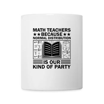 Professeur de mathématiques Professeur d’école Professeur de mathématiques drôle S - Mug blanc - blanc - Devant