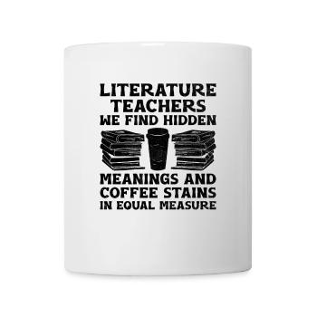 Literature Teacher School Teacher Funny Teachers S - Mug - white - Front