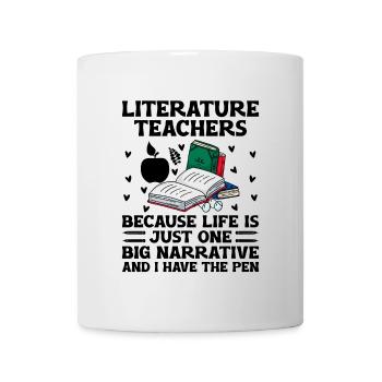 Literature Teacher School Teacher Funny Teachers S - Mug - white - Front