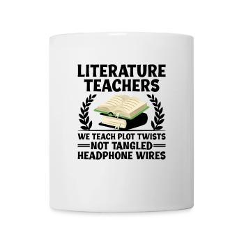 Literature Teacher School Teacher Funny Teachers S - Mug - white - Front