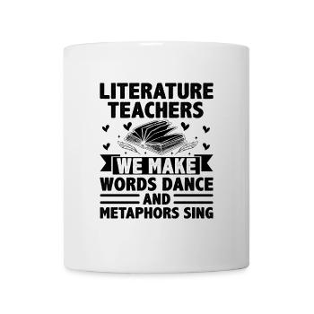 Literature Teacher School Teacher Funny Teachers S - Mug - white - Front