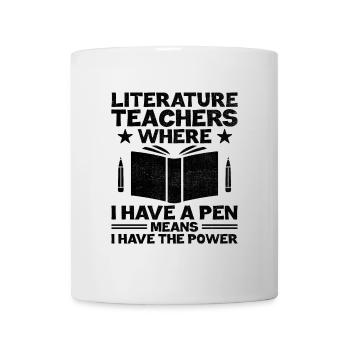 Literature Teacher School Teacher Funny Teachers S - Mug - white - Front