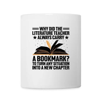 Literature Teacher School Teacher Funny Teachers S - Mug - white - Front