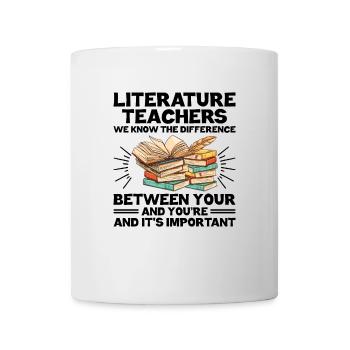 Literature Teacher School Teacher Funny Teachers S - Mug - white - Front