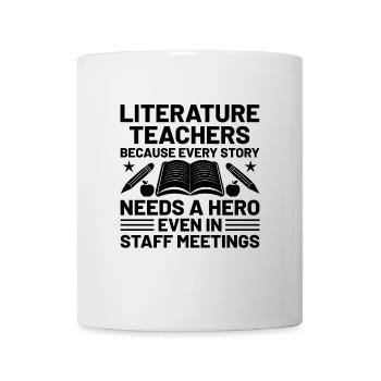 Literature Teacher School Teacher Funny Teachers S - Mug - white - Front