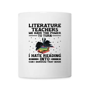Literature Teacher School Teacher Funny Teachers S - Mug - white - Front