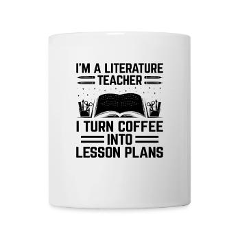 Literature Teacher School Teacher Funny Teachers S - Mug - white - Front