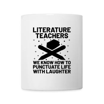Literature Teacher School Teacher Funny Teachers S - Mug - white - Front