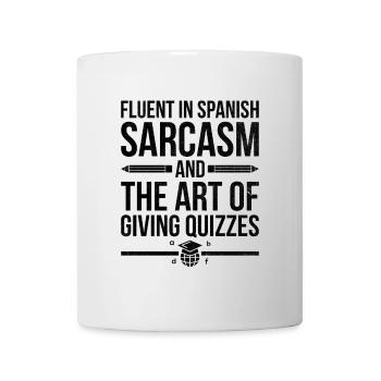 Professeur de langues étrangères École Professeurs de langues - Mug blanc - blanc - Devant