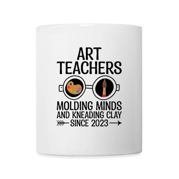 Art Teacher School Teacher Funny Art Teachers Scho - Mug - white - Front