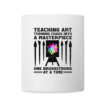 Kunstlehrer Schullehrer Lustige Kunstlehrer Scho - Tasse - Weiß - Vorne