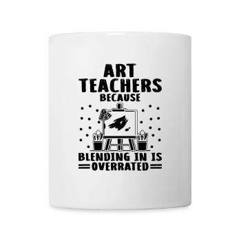 Art Teacher School Teacher Funny Art Teachers Scho - Mug - white - Front
