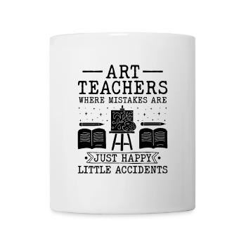 Kunstlehrer Schullehrer Lustige Kunstlehrer Scho - Tasse - Weiß - Vorne