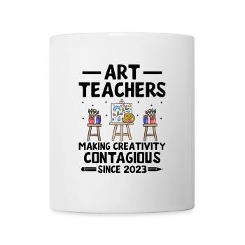 Art Teacher School Teacher Funny Art Teachers Scho - Mug - white - Front