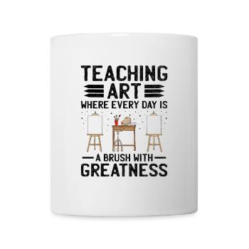 Kunstlehrer Schullehrer Lustige Kunstlehrer Scho - Tasse - Weiß - Vorne