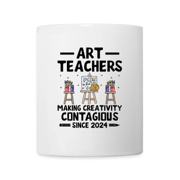 Kunstlehrer Schullehrer Lustige Kunstlehrer Scho - Tasse - Weiß - Vorne