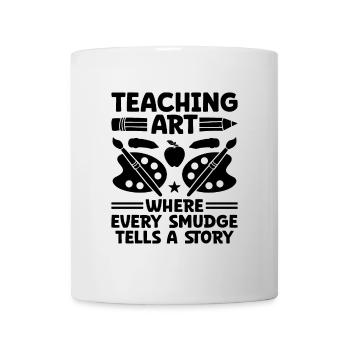Kunstlehrer Schullehrer Lustige Kunstlehrer Scho - Tasse - Weiß - Vorne