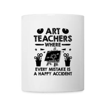 Kunstlehrer Schullehrer Lustige Kunstlehrer Scho - Tasse - Weiß - Vorne