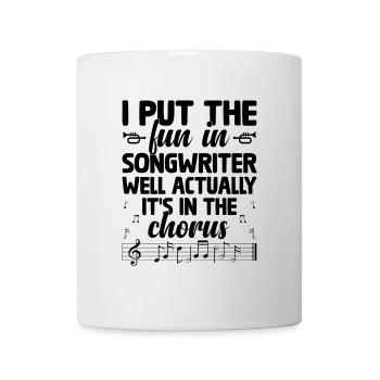 Musician Songwriter Singer Musician Music Music Pr - Mug - white - Front
