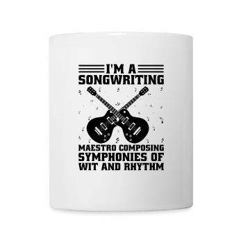Musicien Auteur-compositeur Chanteur Musicien Musique Musique Pr - Mug blanc - blanc - Devant