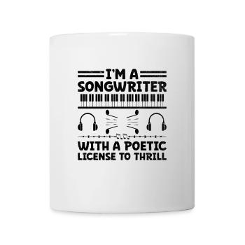 Musician Songwriter Singer Musician Music Music Pr - Mug - white - Front