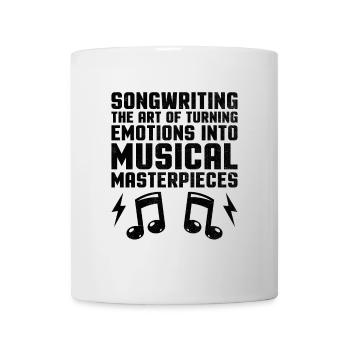 Musician Songwriter Singer Musician Music Music Pr - Mug - white - Front