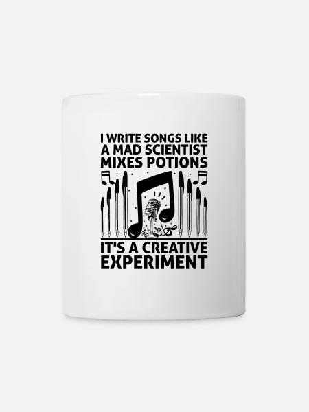 Musiker Songwriter Sänger Musiker Musik Musik Pr - Tasse - Weiß