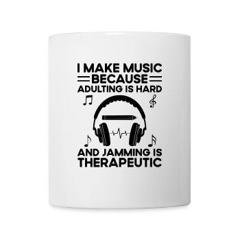 Musiker Songwriter Sänger Musiker Musik Musik Pr - Tasse - Weiß - Vorne