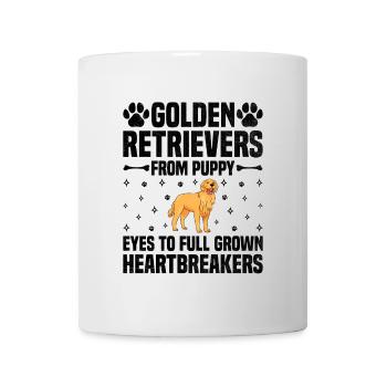 Golden Retriever von Welpenaugen bis zum ausgewachsenen GR - Tasse - Weiß - Vorne