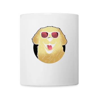 Golden Retriever Sunglasses GR Dog Retrievers - Mug - white - Front