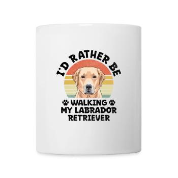 I'd Rather Be Walking My Labrador Retriever - Mug - white - Front