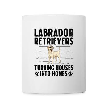 Labradors Retrievers Des Maisons En Foyers Laboratoire - Mug blanc - blanc - Devant