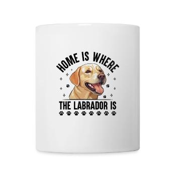Home Is Where The Labrador Is Lab Dog Retriever - Mug - white - Front