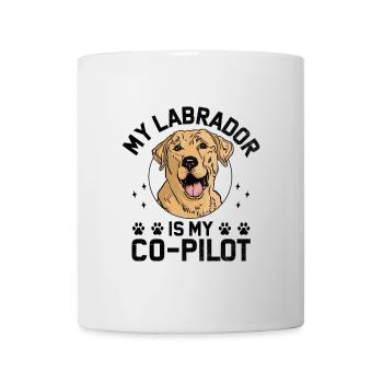 My Labrador Is My Co Pilot Lab Retriever Dog Retri - Mug - white - Front