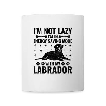 Ich bin nicht faul, ich bin mit meinem Labor im Energiesparmodus - Tasse - Weiß - Vorne