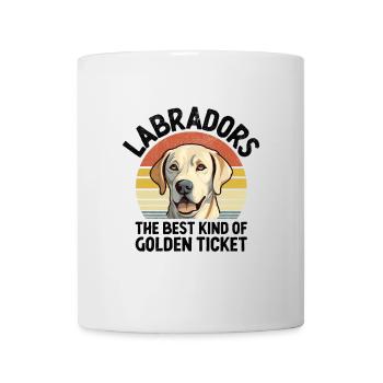 Labradors The Best Kind Of Golden Ticket Labrador - Mug - white - Front