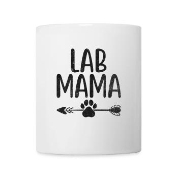 Lab Mama Labrador Retriever Labradore Hund Apportieren - Tasse - Weiß - Vorne