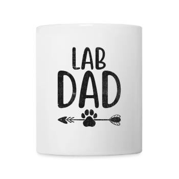 Lab Dad Labrador Retriever Labradors Dog Retriever - Mug blanc - blanc - Devant