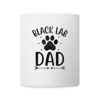 Black Lab Papa Labrador Retriever Hundeliebhaber - Tasse - Weiß - Vorne
