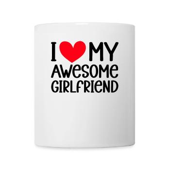 Paare Liebe Herz Freund Geschenkidee Beziehung - Tasse - Weiß - Vorne