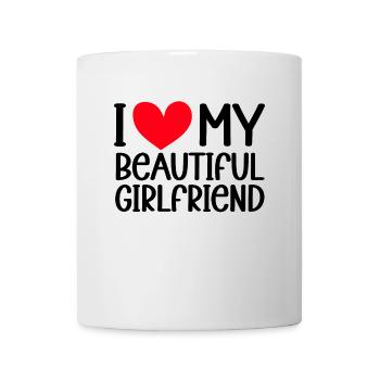 Couples Love Heart Friend Gift Idea Relationship - Mug - white - Front